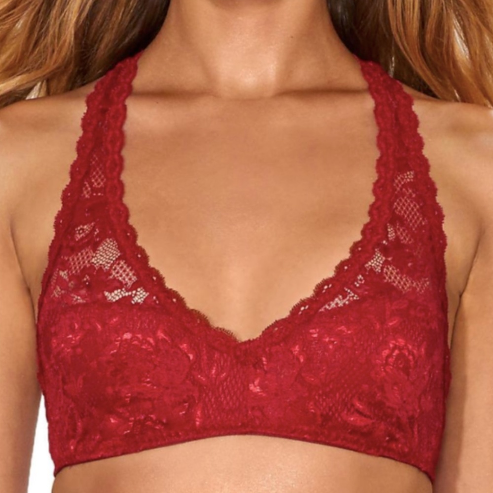 New Cosabella NSN Racer Back Bralette in Brick Red